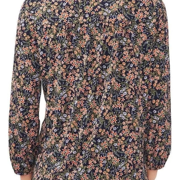 Floral V-Neck Women's Top - Picture 7 of 7
